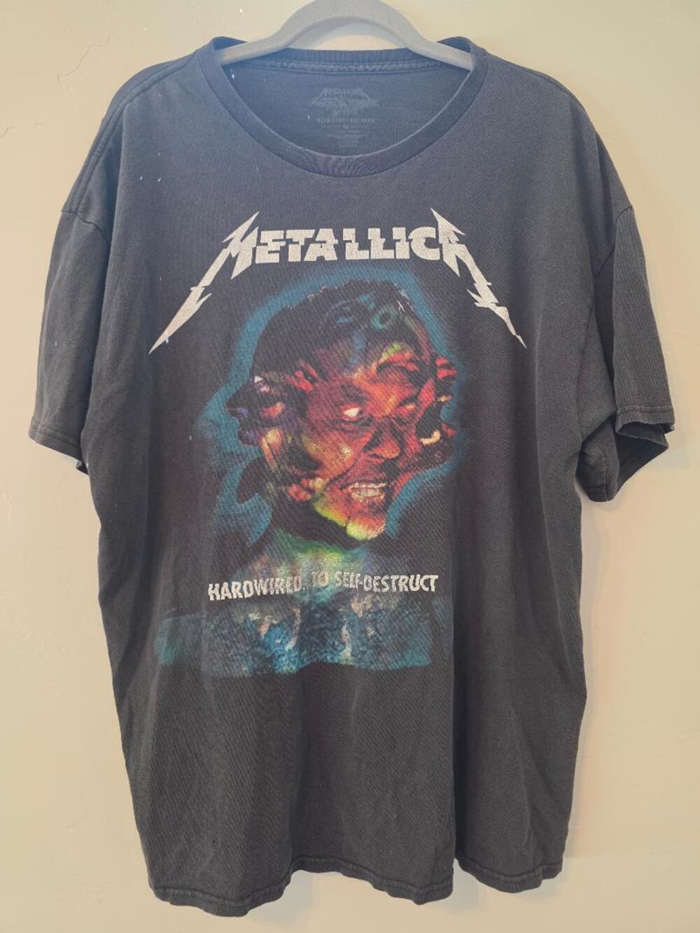Metallica Hardwired to Self Destruct WorldWired Tour Shirt XL